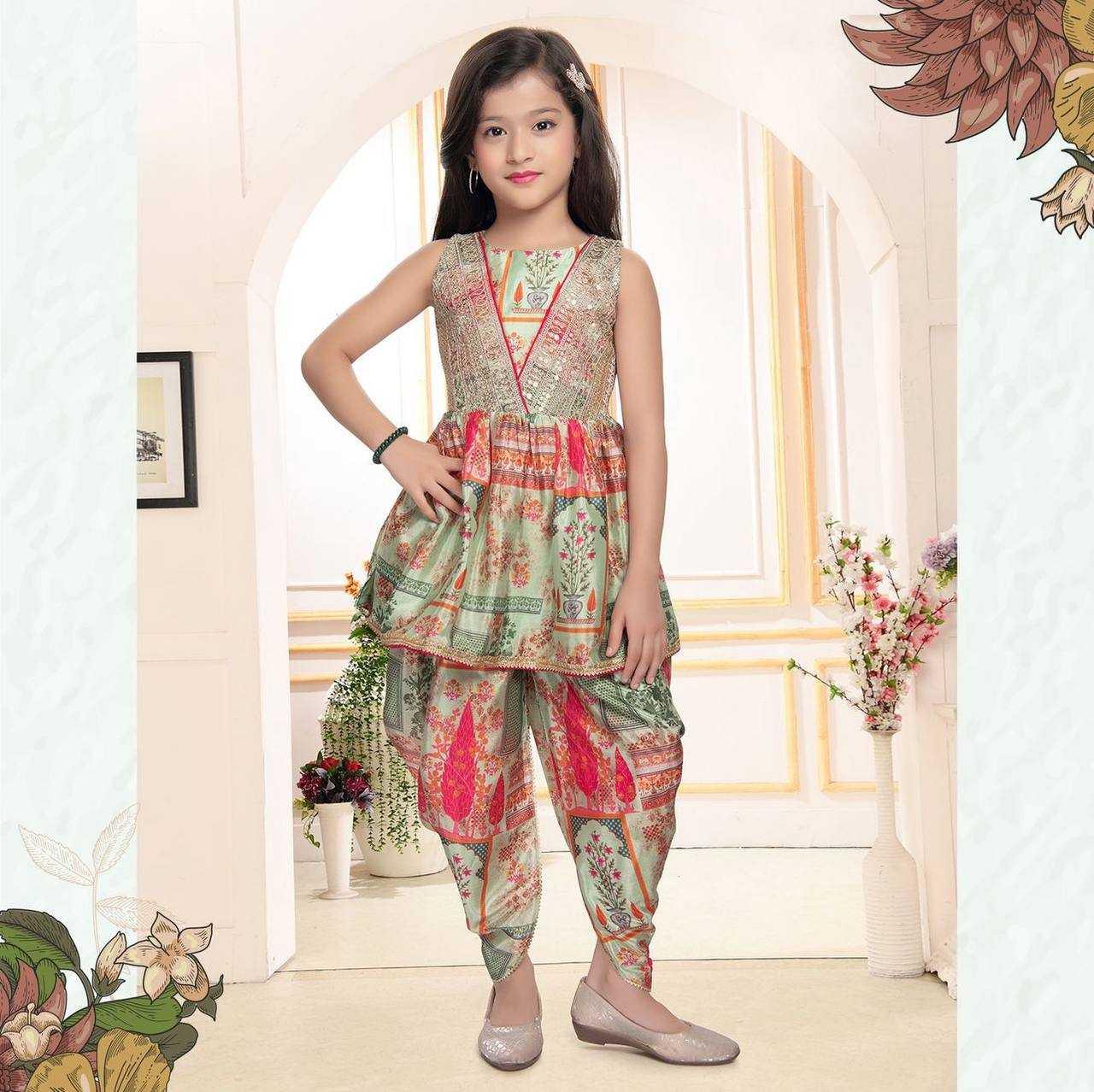 Chinon Silk Kids Suits – Elegant Ethnic Wear for Girls