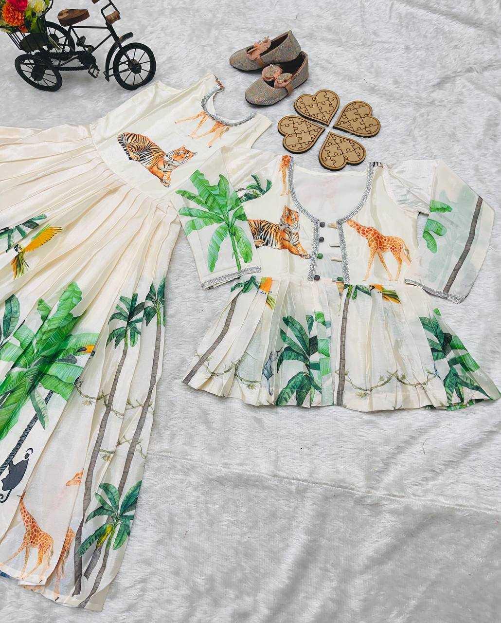 Chinon Silk Kids Gowns – Stylish Ethnic Wear for Girls