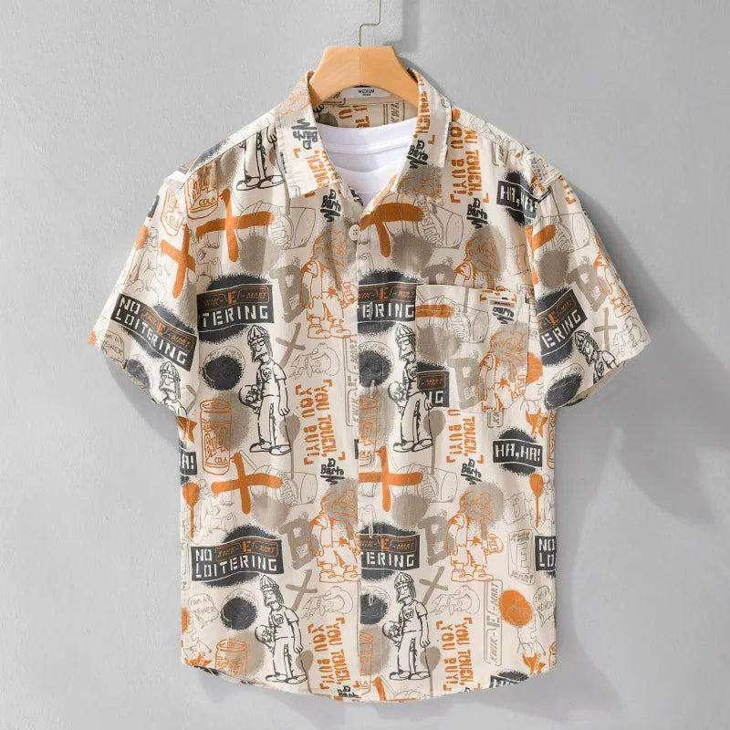 Men's Cotton Shirt printed