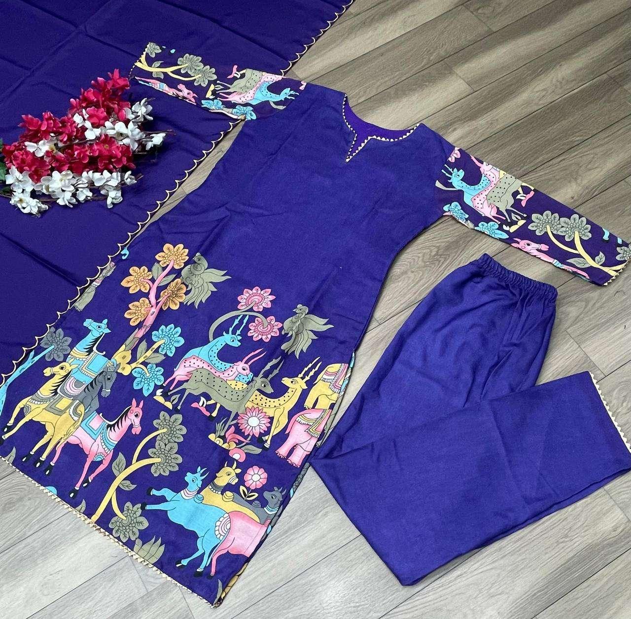 LADIES PRINTED COTTON SUITS