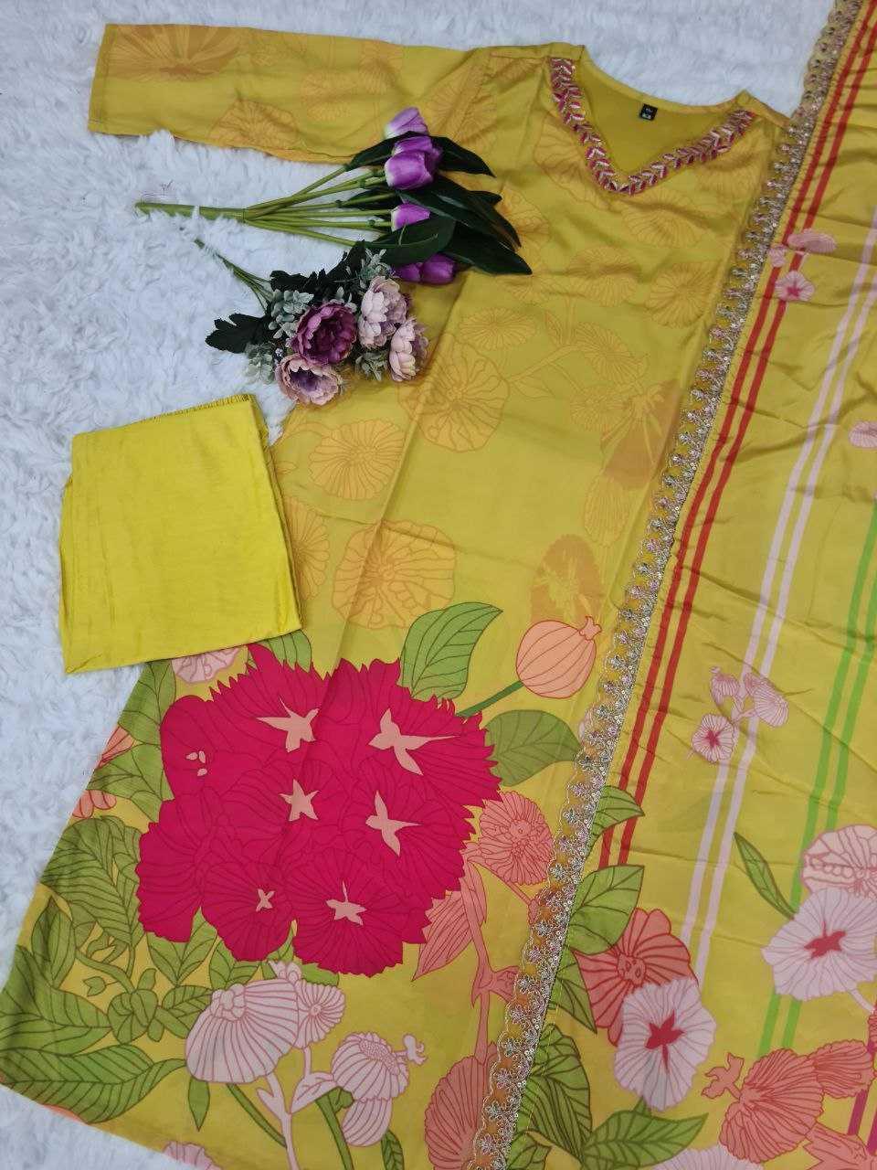 DRESSES PRINTED LADIES SILK SUITS