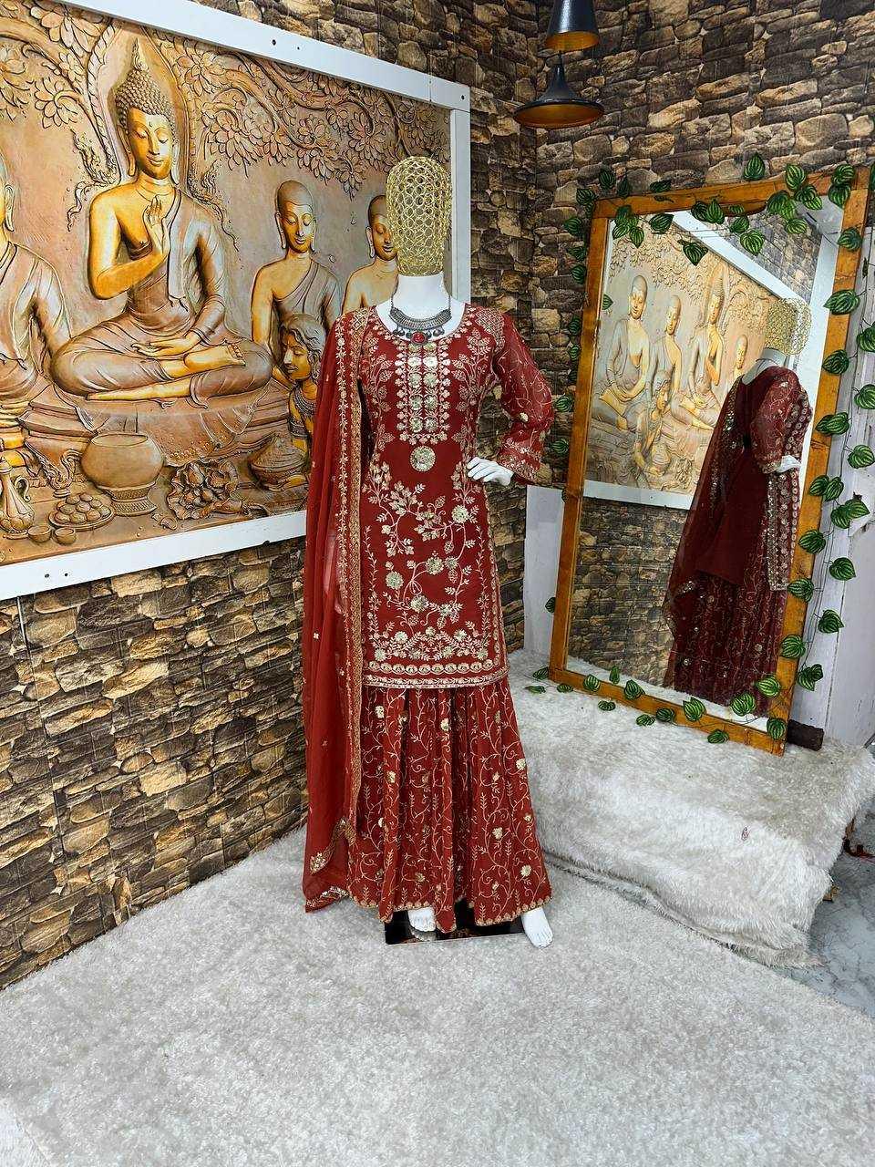 PAKISTANI EMBROIDERY GEORGETTE WEDDING SUITS