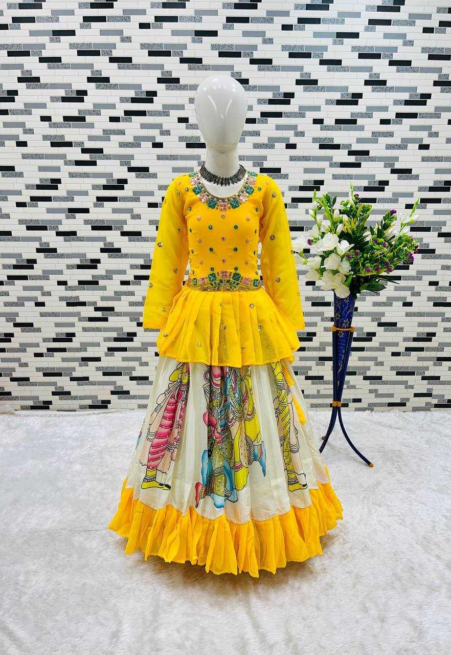 GEORGETTE KIDS LEHENGAS