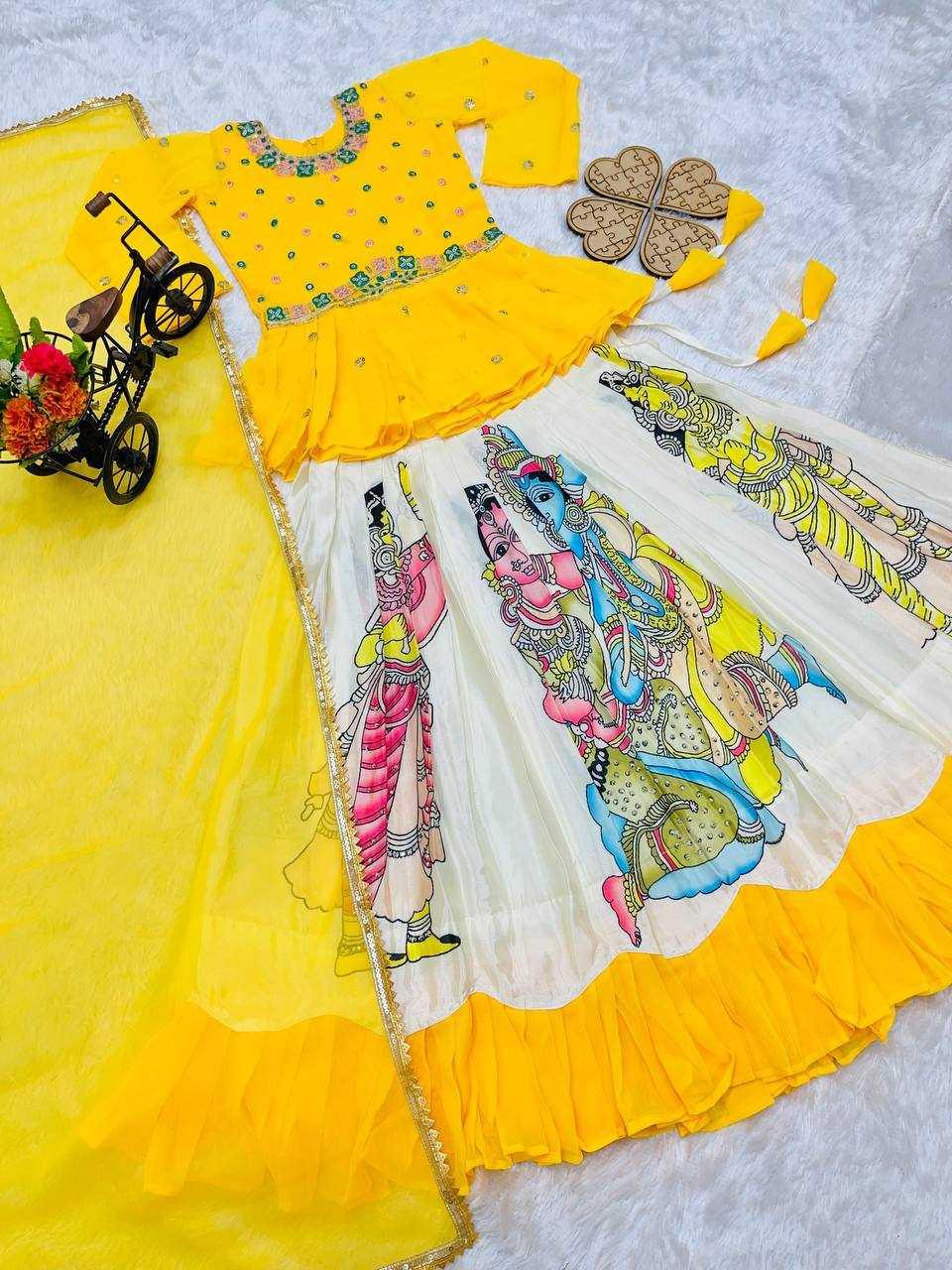 GEORGETTE KIDS LEHENGAS