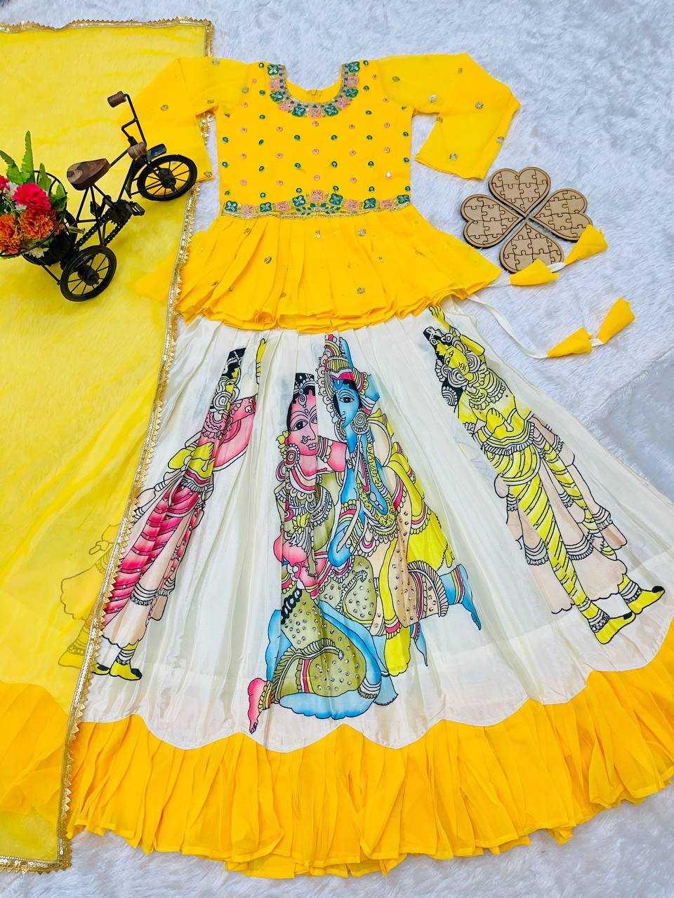 GEORGETTE KIDS LEHENGAS