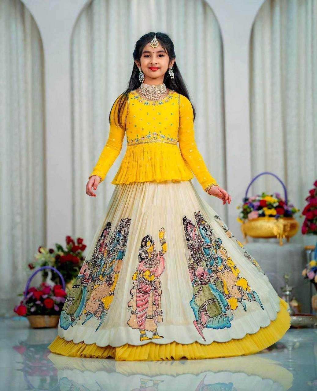 GEORGETTE KIDS LEHENGAS