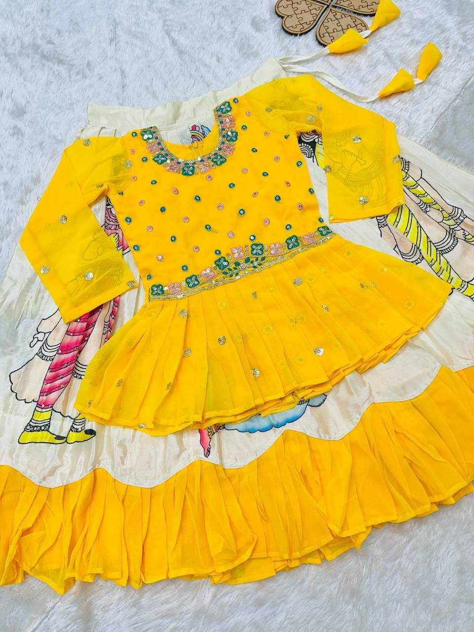 GEORGETTE KIDS LEHENGAS