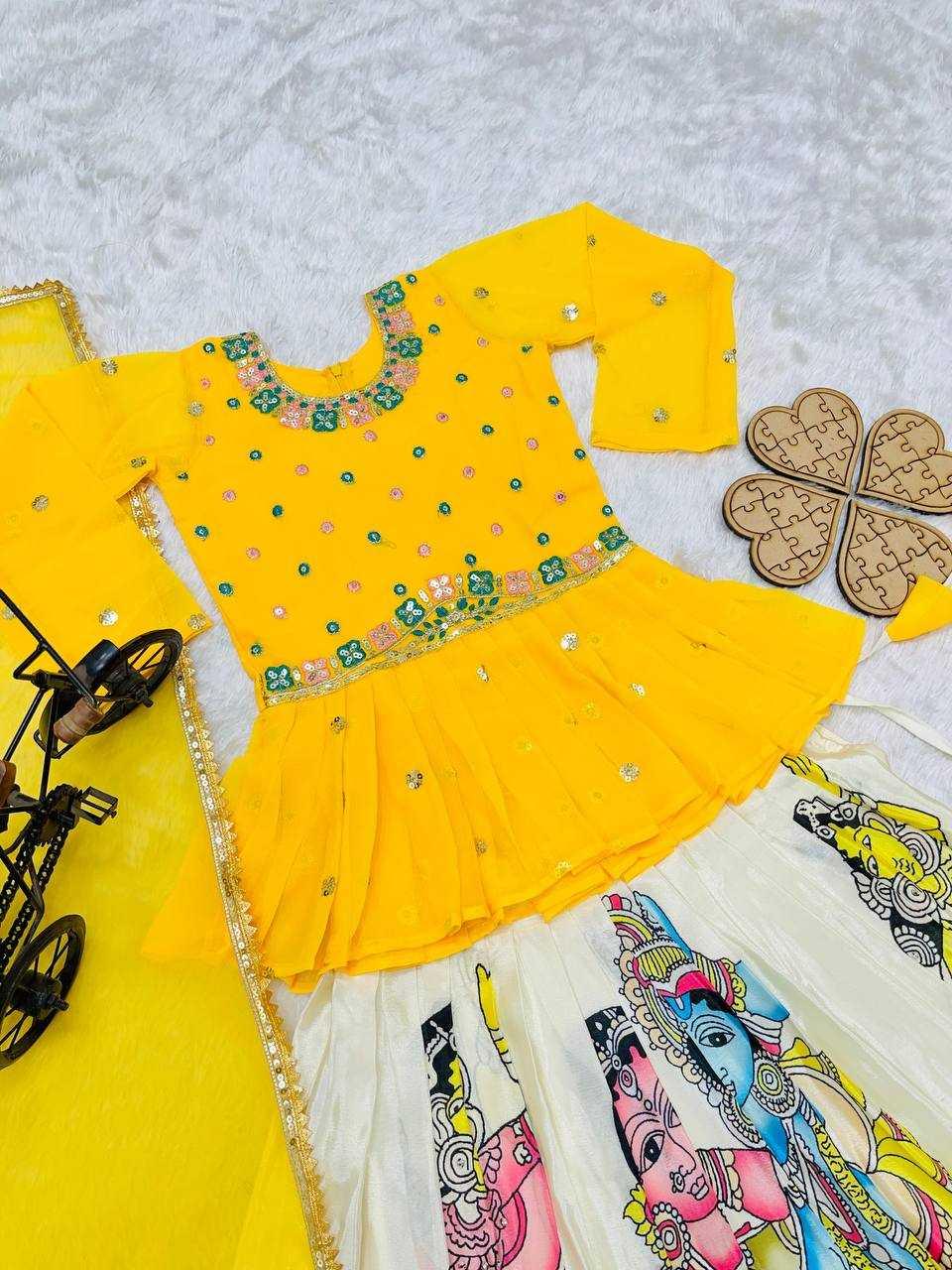 GEORGETTE KIDS LEHENGAS