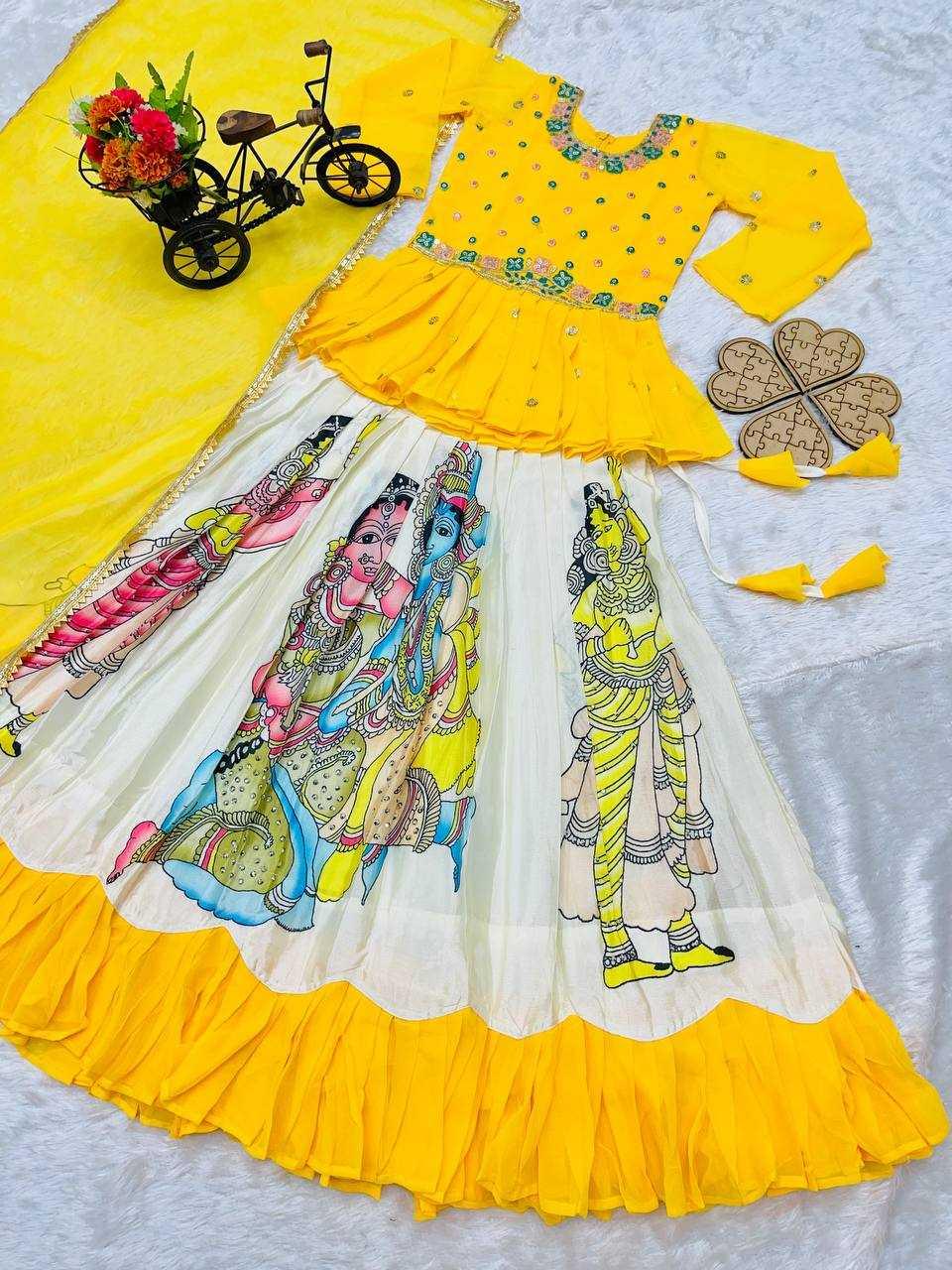 GEORGETTE KIDS LEHENGAS