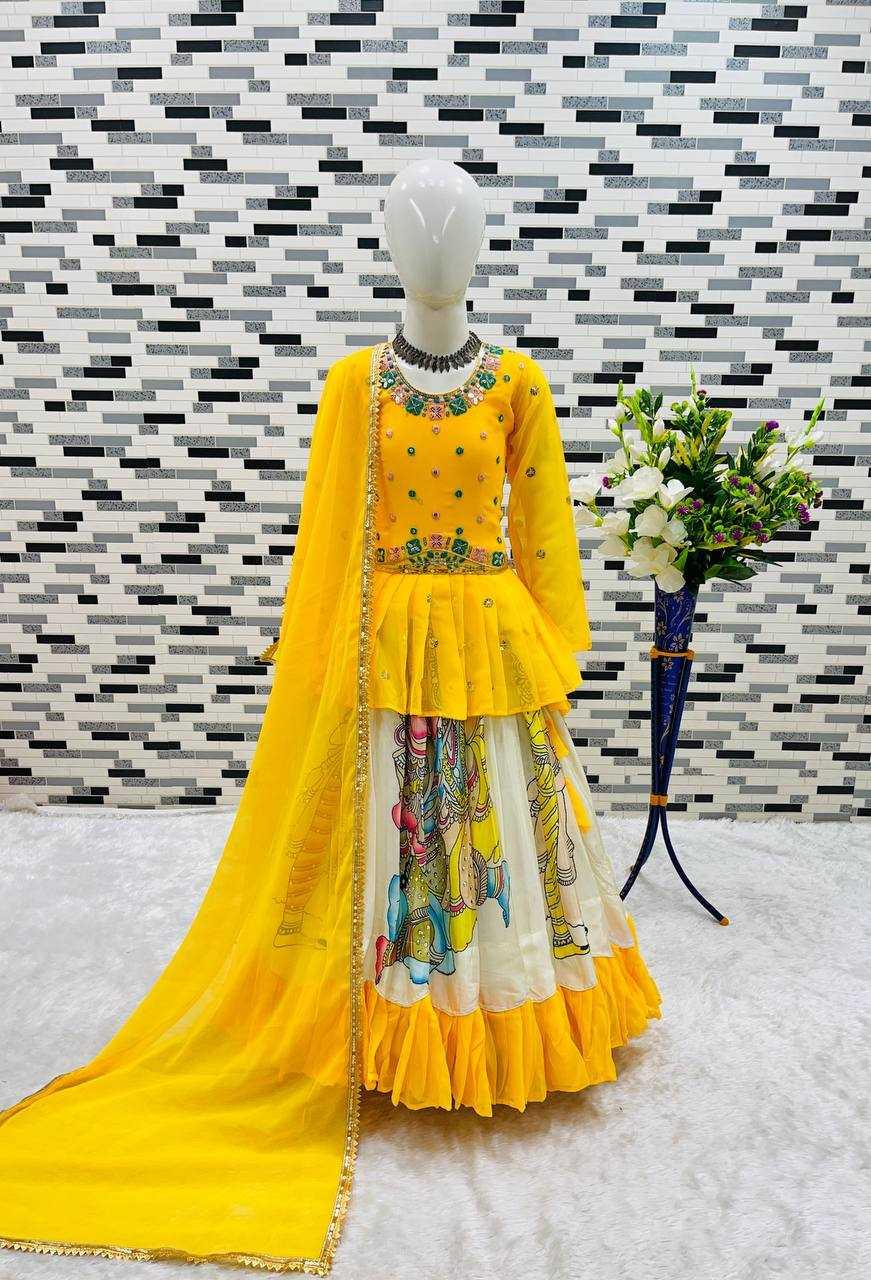 GEORGETTE KIDS LEHENGAS