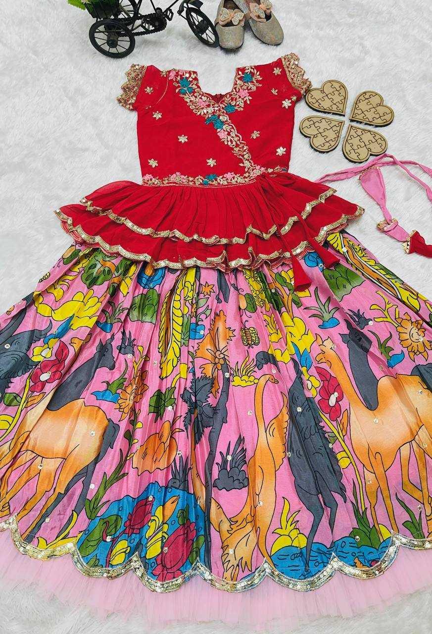 GEORGETTE KIDS LEHENGAS