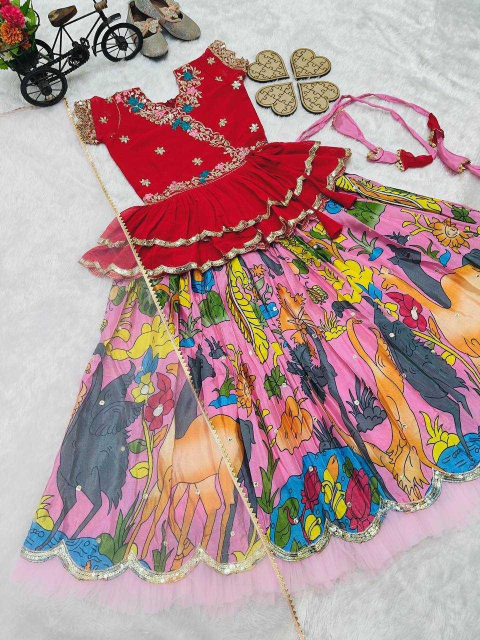 GEORGETTE KIDS LEHENGAS