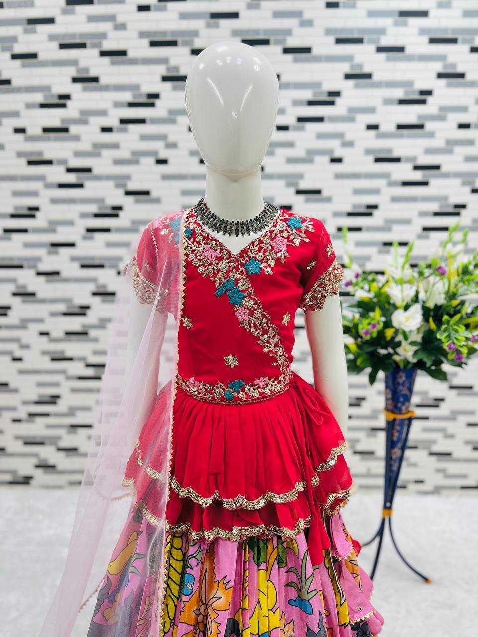 GEORGETTE KIDS LEHENGAS