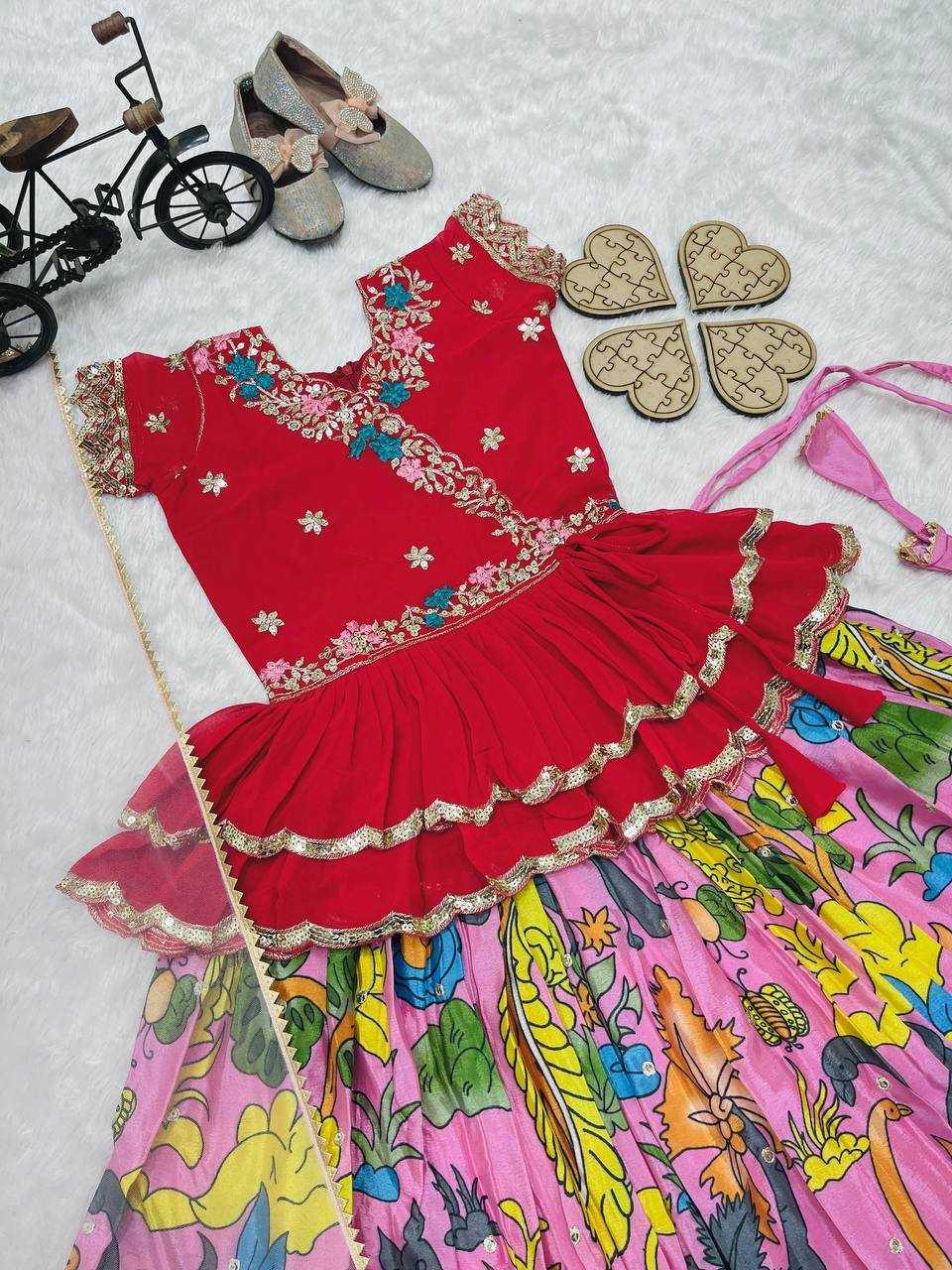 GEORGETTE KIDS LEHENGAS