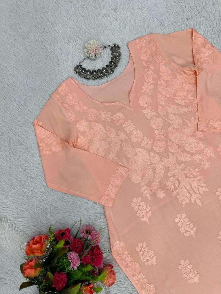 PARTY WEAR RAYON KURTIS WITH BOTTOM FANCY