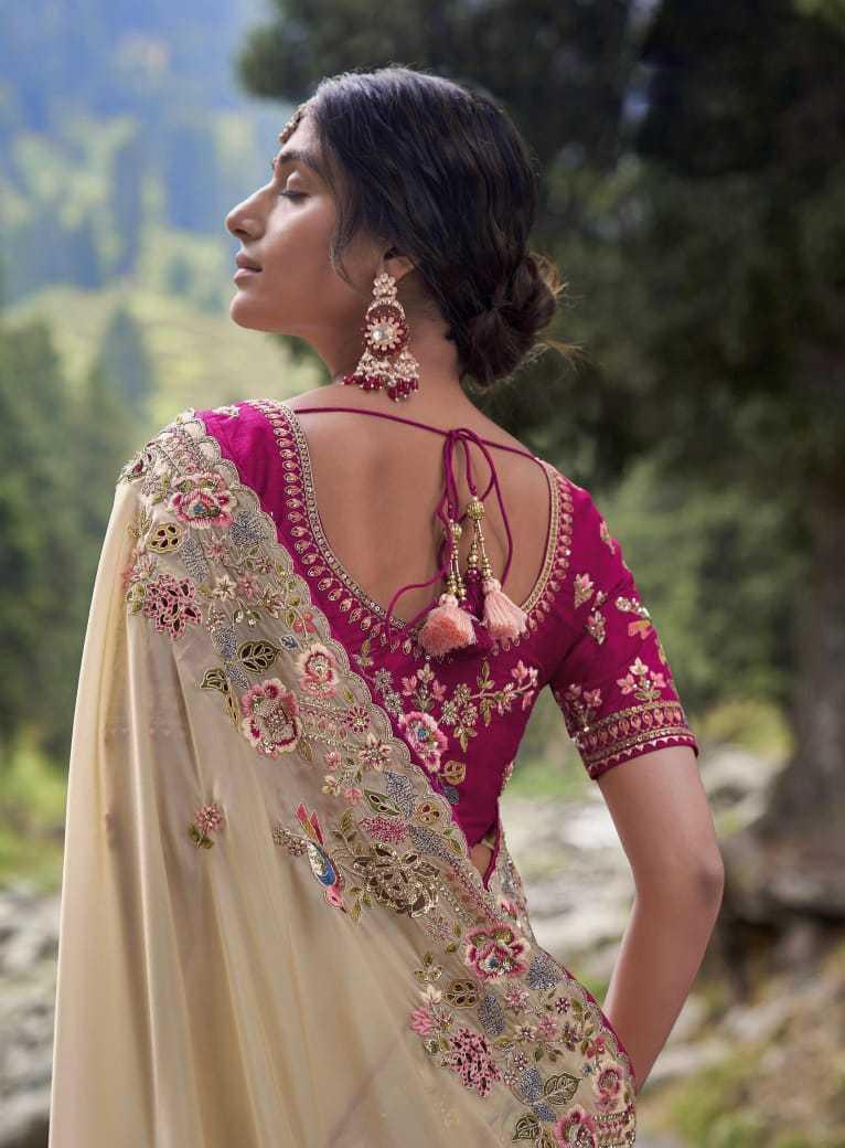 JIMMY CHOO EMBROIDERED SEQUINS WORK SAREES