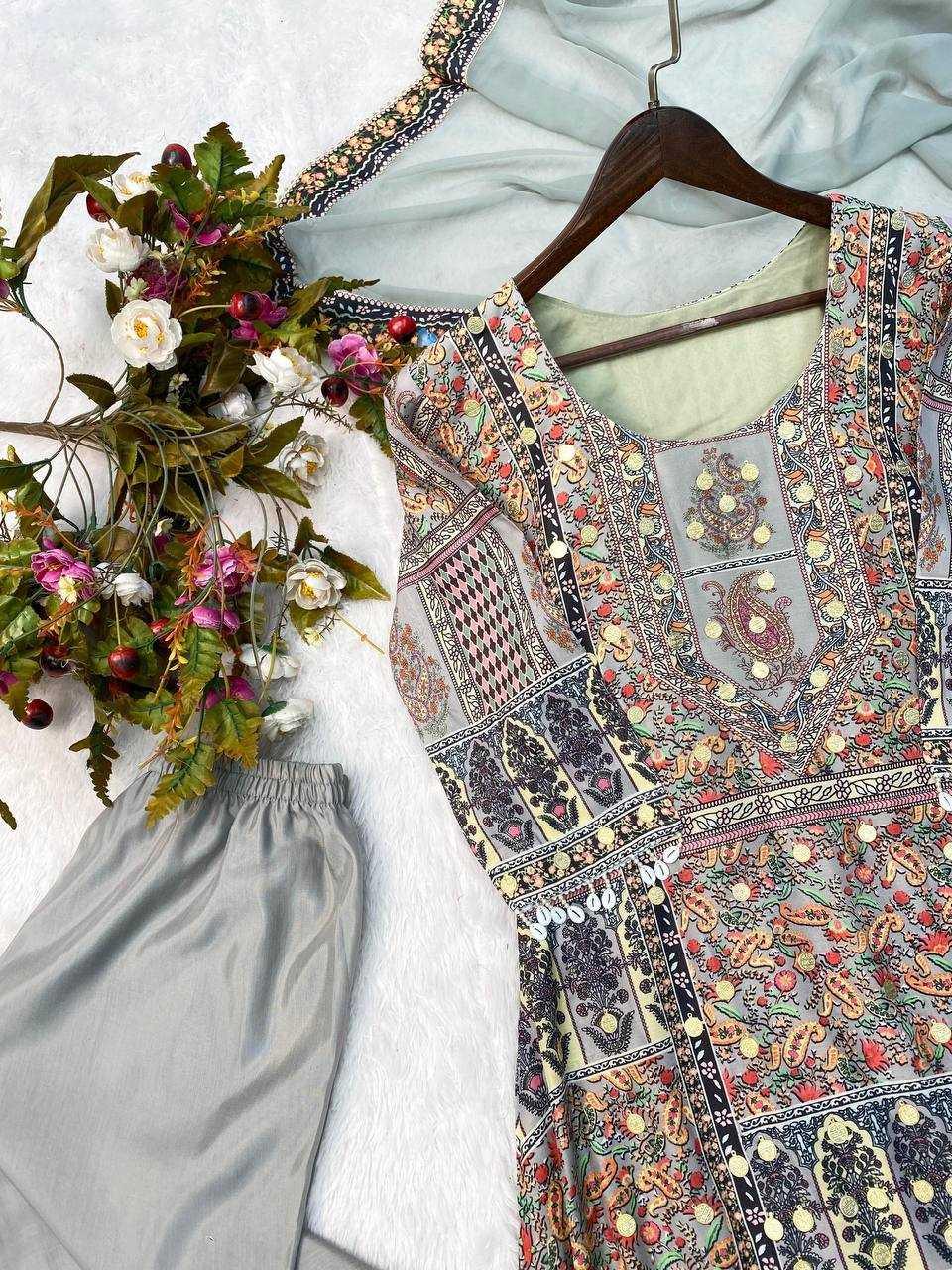 LADIES KASHMIRI PRINTED LADIES SILK SUITS