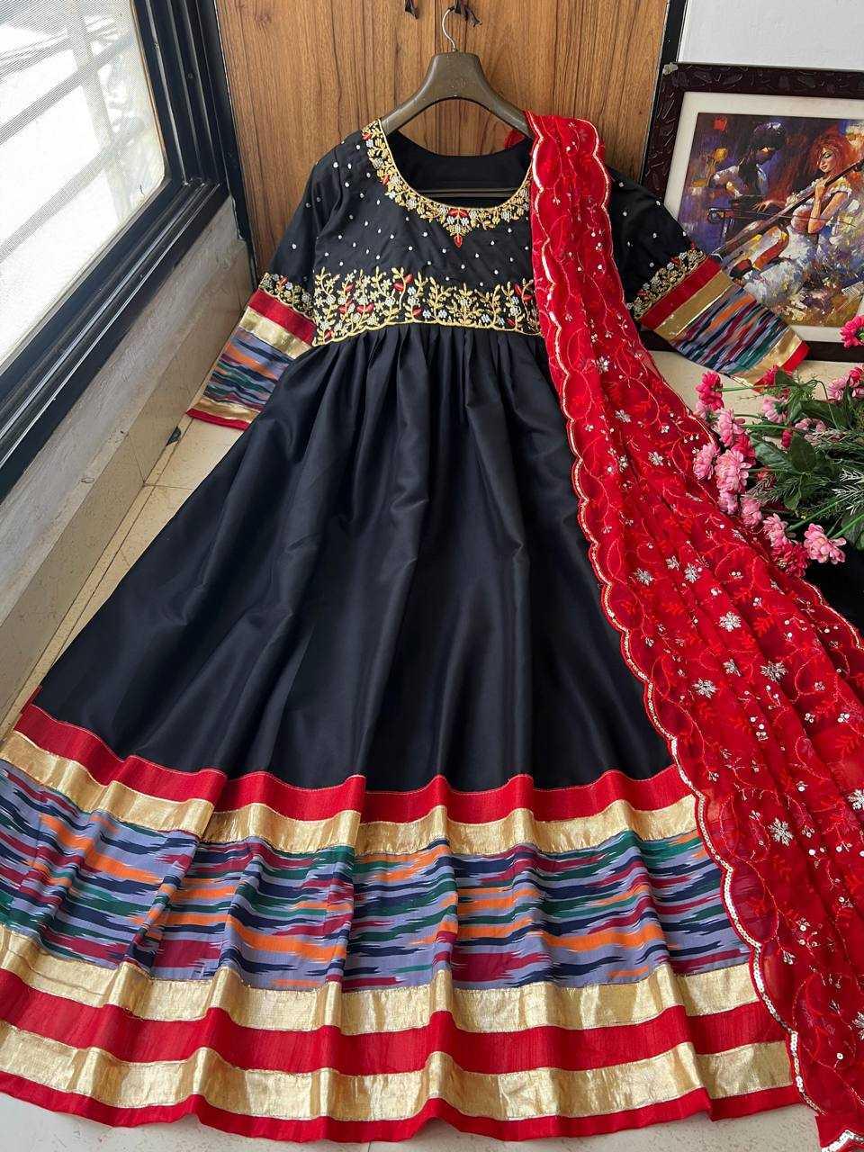 EMBROIDERY ANARKALI PARTY LONG GOWNS