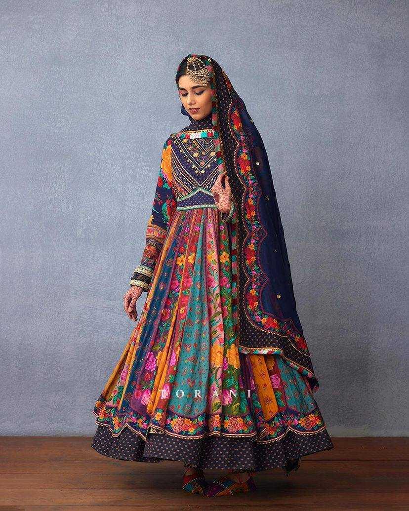 PRINTED FANCY ANARKALI LONG GOWNS