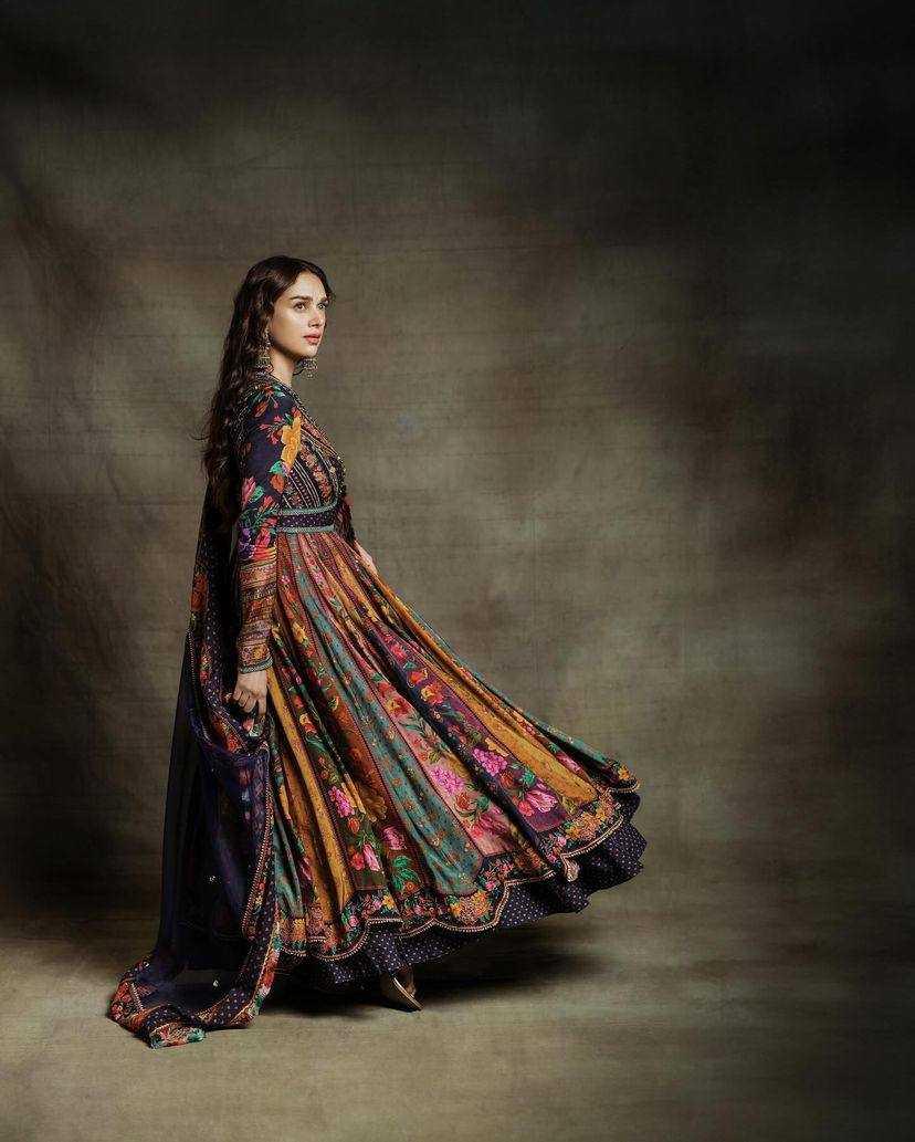 PRINTED FANCY ANARKALI LONG GOWNS