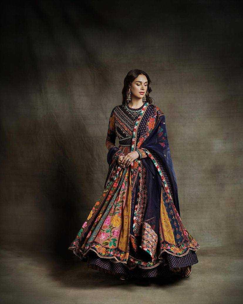 PRINTED FANCY ANARKALI LONG GOWNS