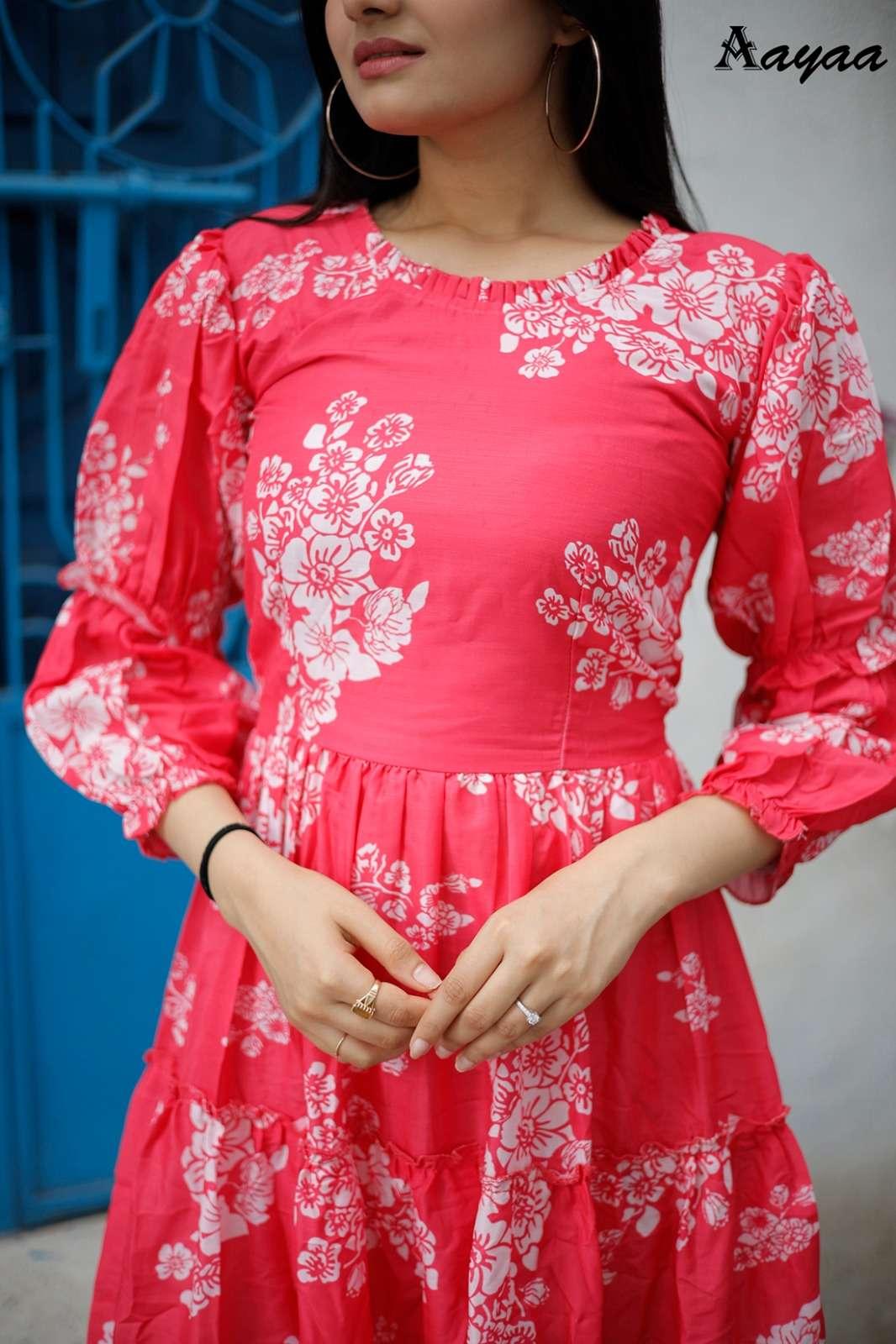 PARTY WEAR PRINTED FANCY ETHNIC KURTIS