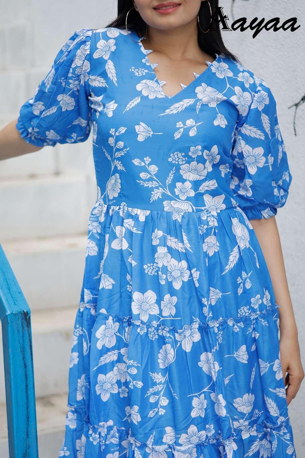 PARTY WEAR PRINTED FANCY ETHNIC KURTIS