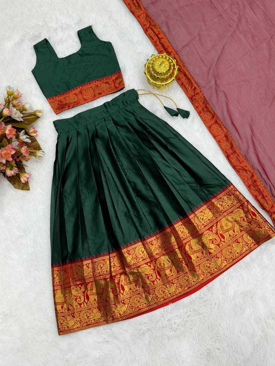 PURE SILK KIDS LEHENGAS