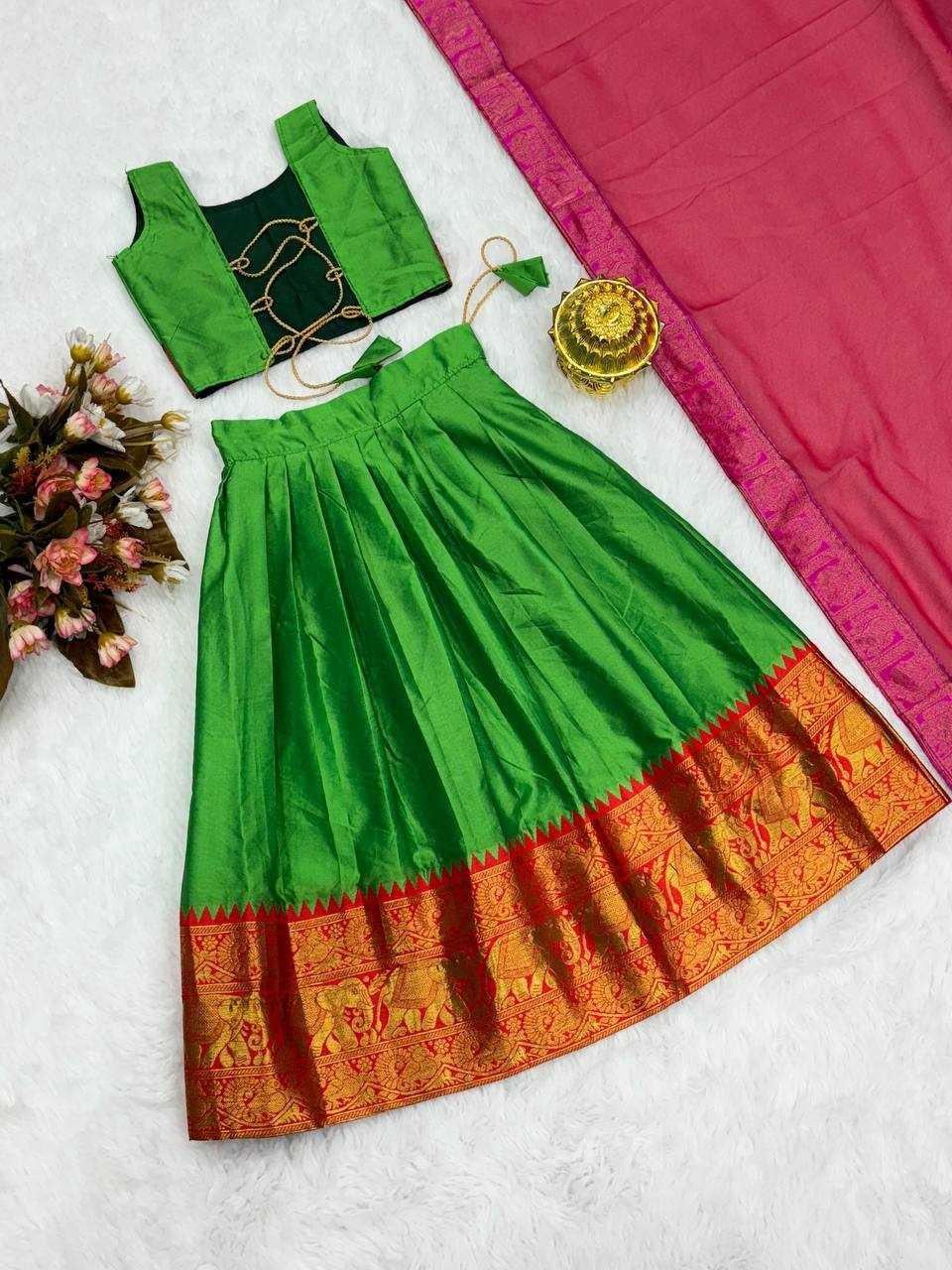 PURE SILK KIDS LEHENGAS