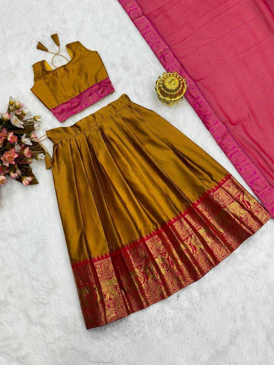 PURE SILK KIDS LEHENGAS