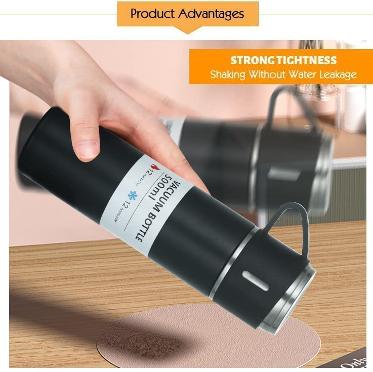 tainless Steel Vacuum Flask Set for Coffee Hot Drink and Cold Water Flask