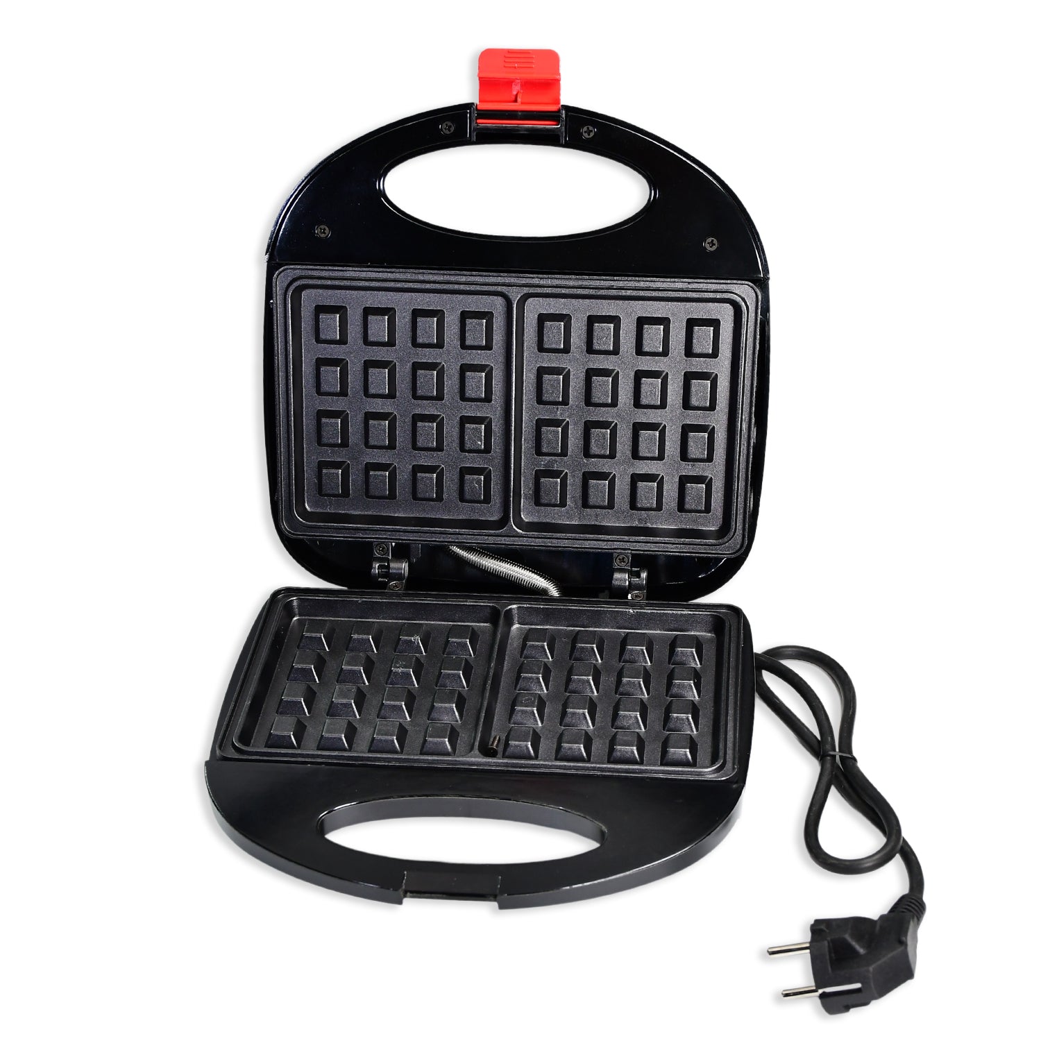 2817 Waffle Maker Makes 2 Square Shape Waffles Non-stick Plates Easy To Use With Indicator Lights